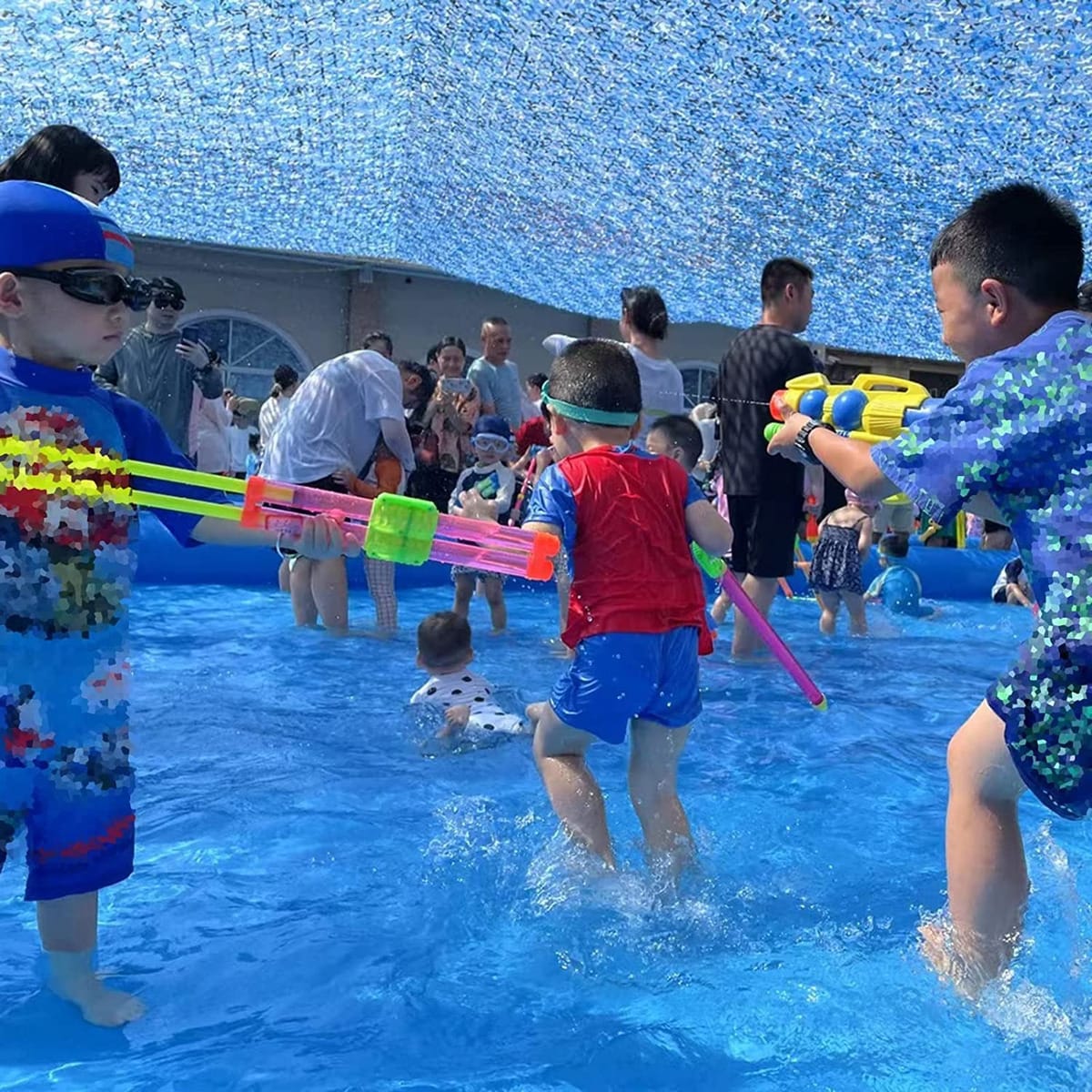 Red Malla Sombra Decoración 3x4m Camuflada Toldo Pergola - Imagen 4