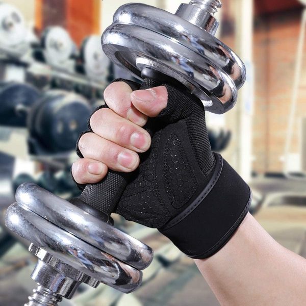 Guantes Pesas Fitness Crossfit Gym Musculación Deporte - Imagen 4