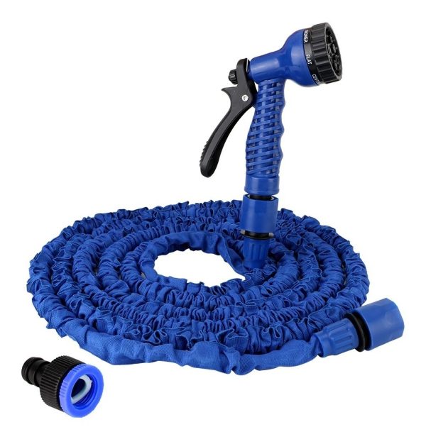 Manguera Extensible Flexible Hasta 22,5 M + Pistola De Agua