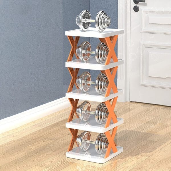 Zapatero Organizador Estante Apilable 5 Niveles En Plástico - Imagen 2