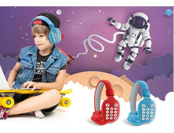 Auricular Bluetooth Forma Telefono Vincha Inalambrico Niños - Imagen 2