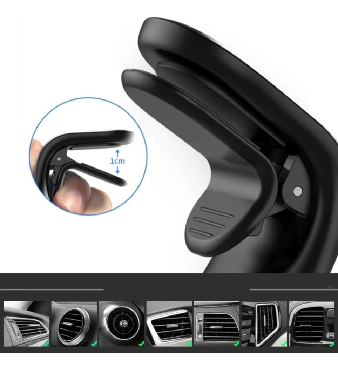 Soporte Magnetico De Celular Auto Rejilla Aire Imantado - Imagen 7