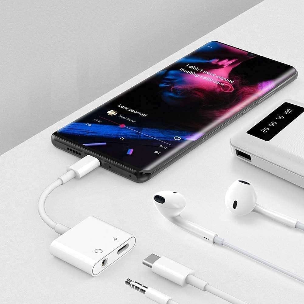 Adaptador Lightning A Lightning Y Jack 3.5 Mm Para iPhone - Imagen 2
