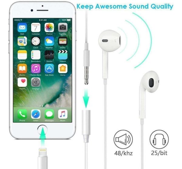 Cable De Audio Compatible Con iPhone 7 Móvil Música Sonido - Imagen 7