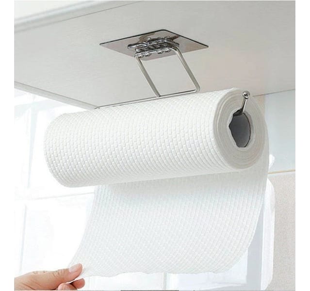 Porta Rollo Adhesivo Para Papel Higiénico O Toalla De Cocina - Imagen 2