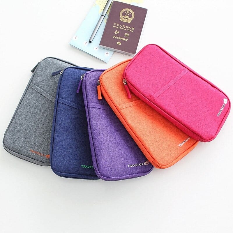 Organizador Viaje Porta Pasaporte Documentos Premium - Imagen 7
