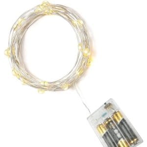 Guirnalda Luciérnagas 10m 100 Led Cálida A Pila Decoración