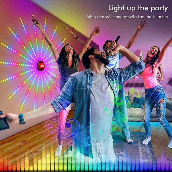 Cinta Led Rgb Fuegos Artificiales Bluetooth Alimentacion Usb - Imagen 5