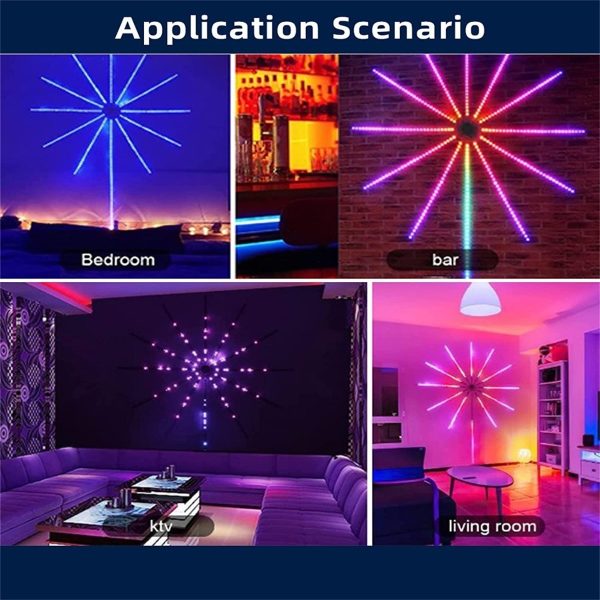 Cinta Led Rgb Fuegos Artificiales Bluetooth Alimentacion Usb - Imagen 9