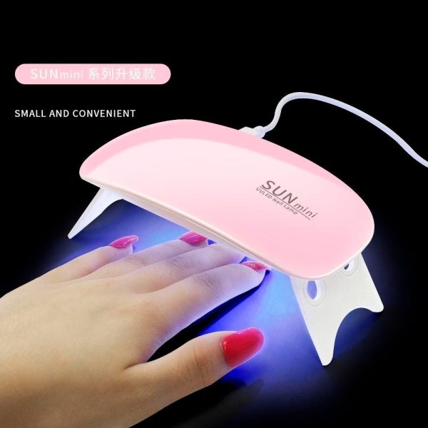 Secador De Uñas Lampara Uv Led Sun Mini Seca Esmalte Manos - Imagen 4