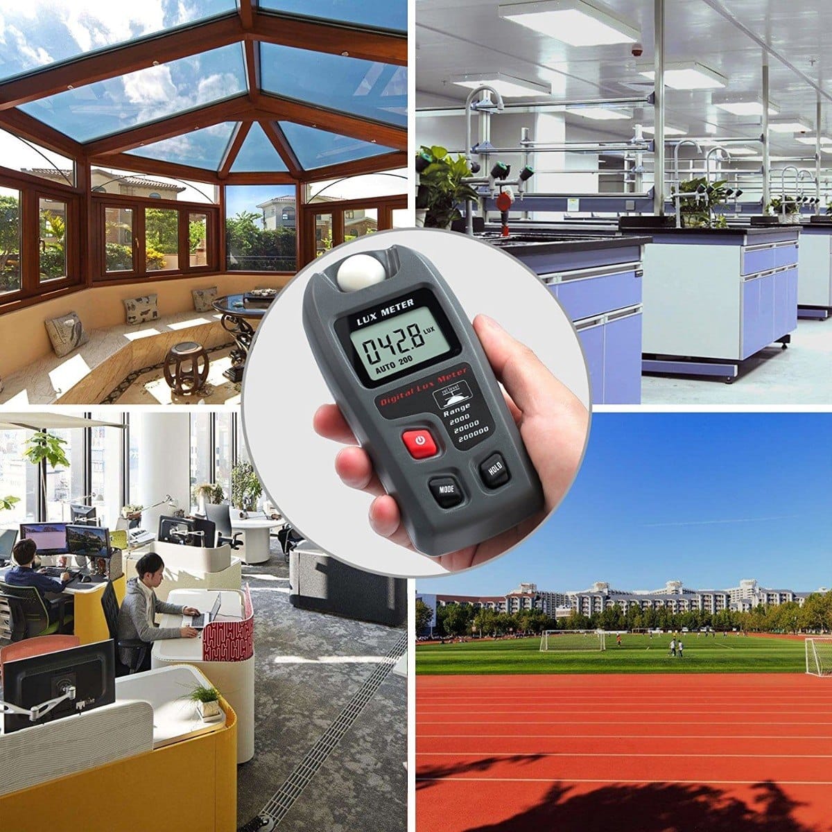 Luxómetro Digital Medidor De Luz Autorrango 200.000 Lm - Imagen 6