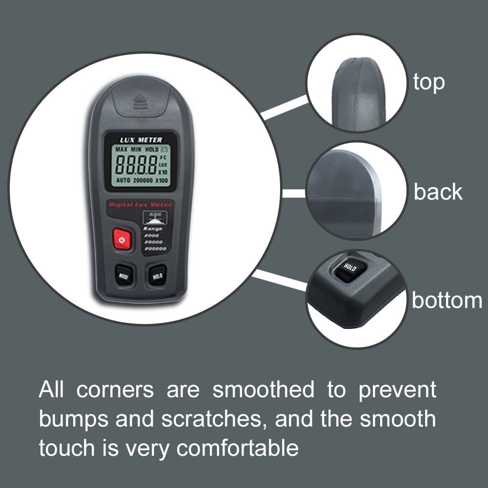 Luxómetro Digital Medidor De Luz Autorrango 200.000 Lm - Imagen 3