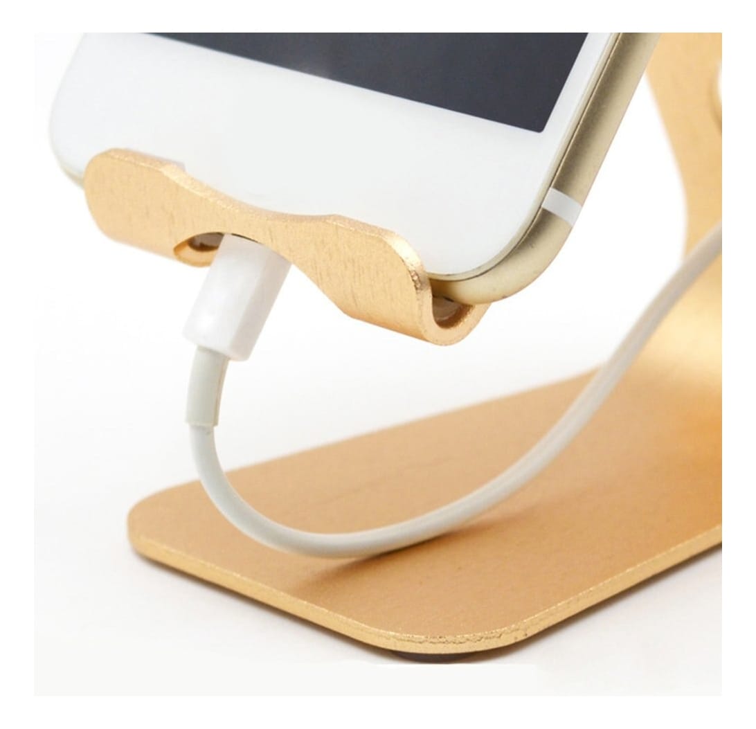 Soporte Para Celular Metálico Con Almohadilla Antideslizante - Imagen 3