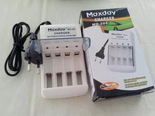 Cargador De Pilas Recargables A Cable Aa/aaa Capacidad De 4 - Imagen 7
