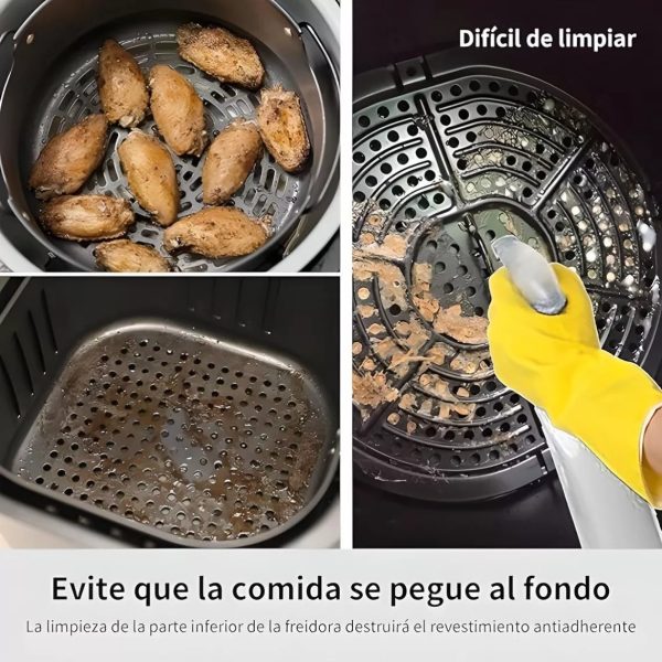 Revestimiento Para Freidora De Aire Silicona Limpieza Fácil - Imagen 4