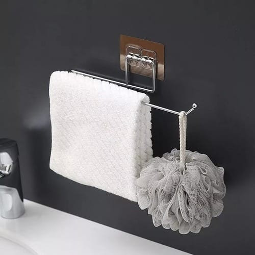 Porta Rollo Adhesivo Para Papel Higiénico O Toalla De Cocina - Imagen 5