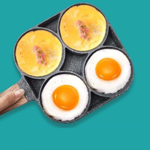 Sartén Antiadherente Desayuno Huevos Fritos Tortillas Cocina - Imagen 4