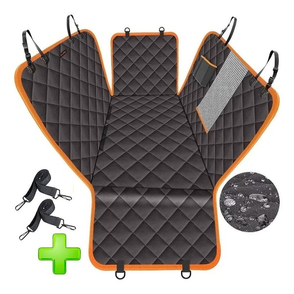 Funda Cubre Asiento Impermeable Auto Mascotas Perro 2 Plazas