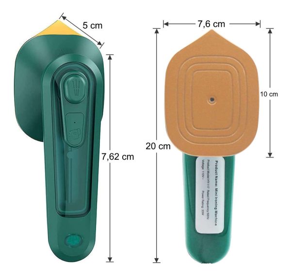 Mini Plancha Eléctrica A Vapor Profesional Elimina Arrugas - Imagen 7