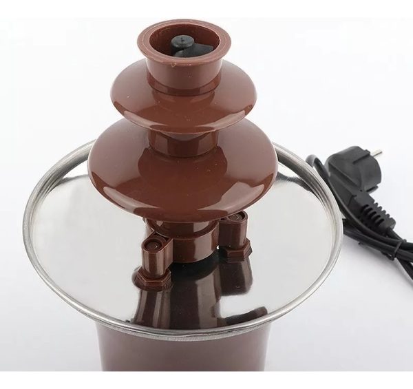 Chocolatera Acero Inoxidable 220v 3 Niveles Fiestas Cocina - Imagen 5