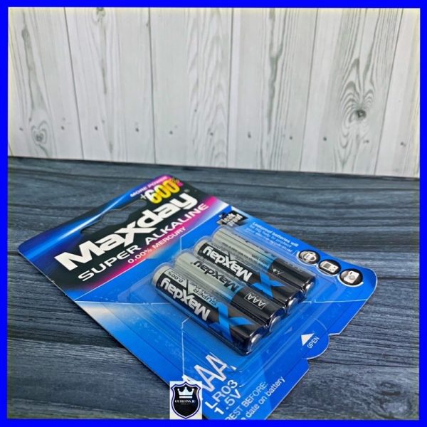 Pilas Alcalinas Baterias Maxday Aaa Blister 4 Unidades 1,5v - Imagen 4