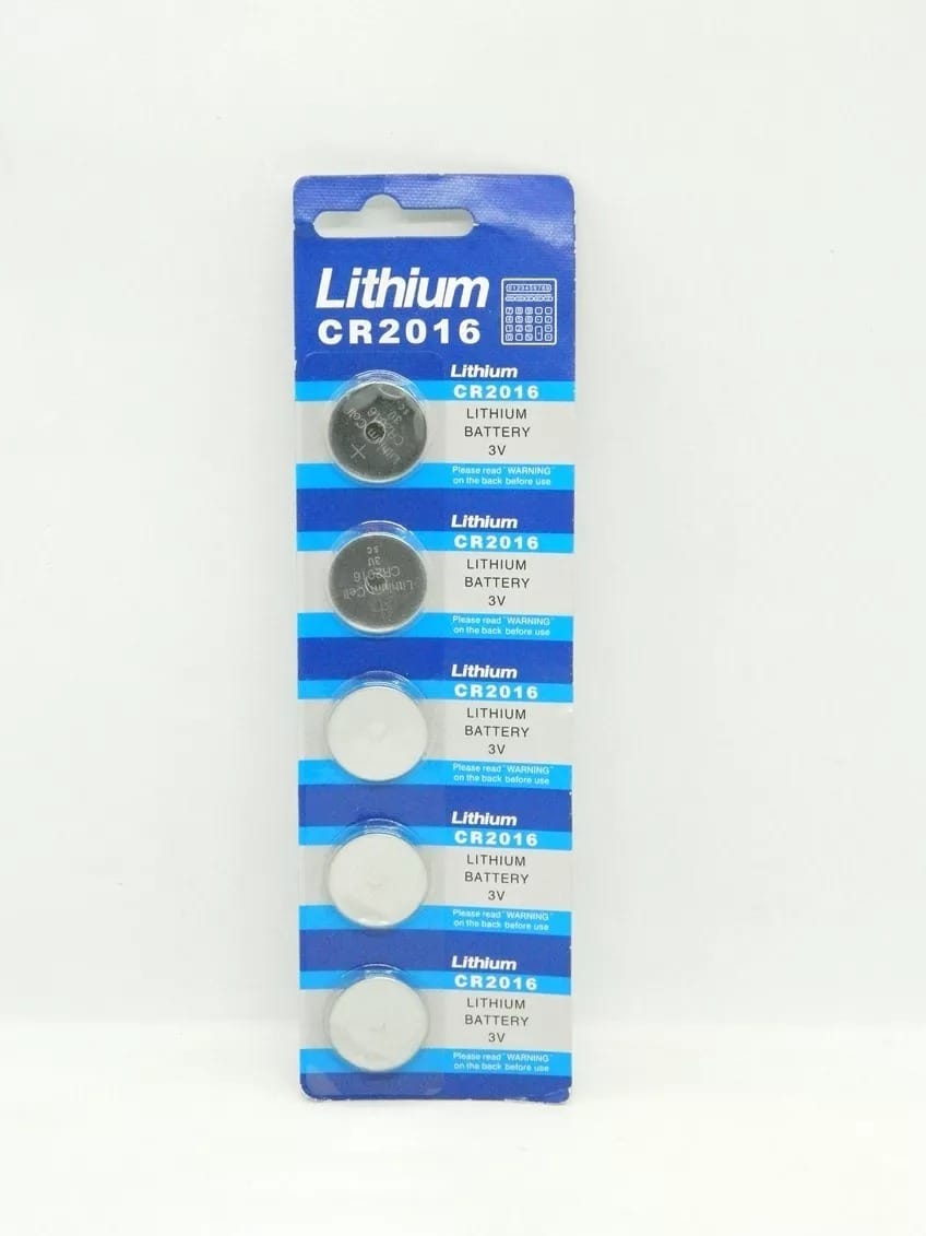Pilas De Litio Cr-2016 Bateria Duracion Blister 5 Unidades - Imagen 3