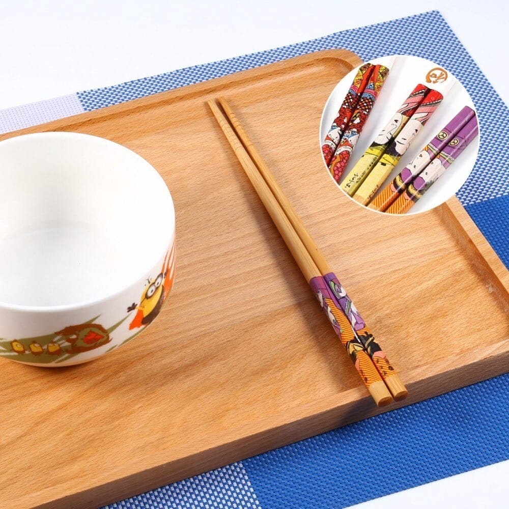 Palitos Sushi Bambú Pack X10 + Maquina Molde De Hacer Sushi - Imagen 4