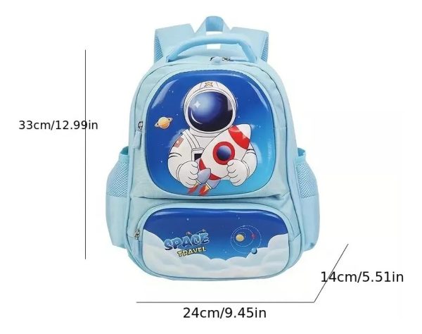 Mochila Escolar Infantil Astronauta Dw-678 Clases Escuela - Imagen 5