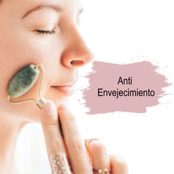 Rodillo De Piedra Jade Masajeador Facial Antienvejecimiento - Imagen 2