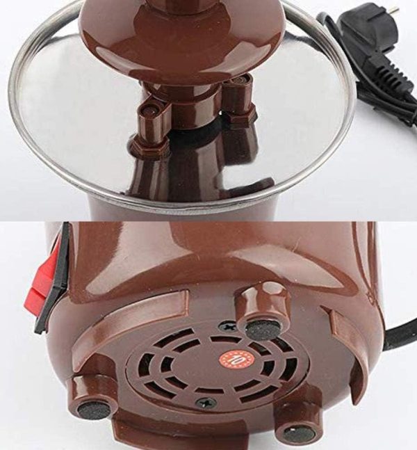 Chocolatera Acero Inoxidable 220v 3 Niveles Fiestas Cocina - Imagen 4