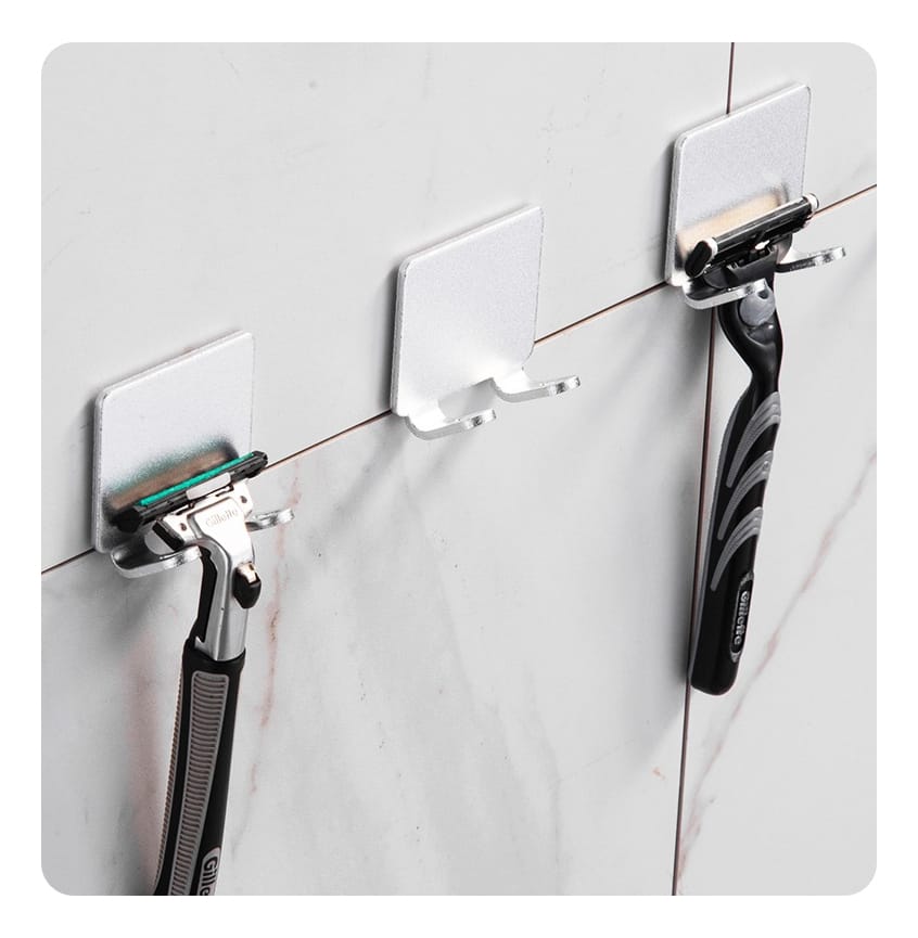 Soporte Gancho Aluminio Para Maquina De Afeitar O Accesorios - Imagen 7