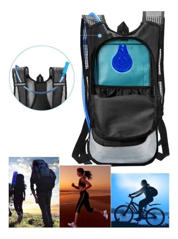 Bolsa Agua Hidratación 2 L Caminatas Ciclismo Senderismo - Imagen 4