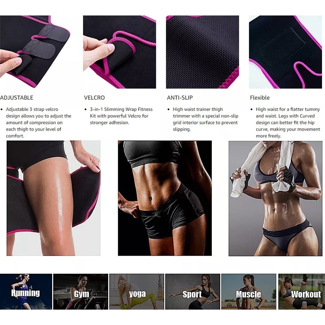 Faja Reductora Neopreno Unisex 4 En 1 Reductor Tonificador - Imagen 9