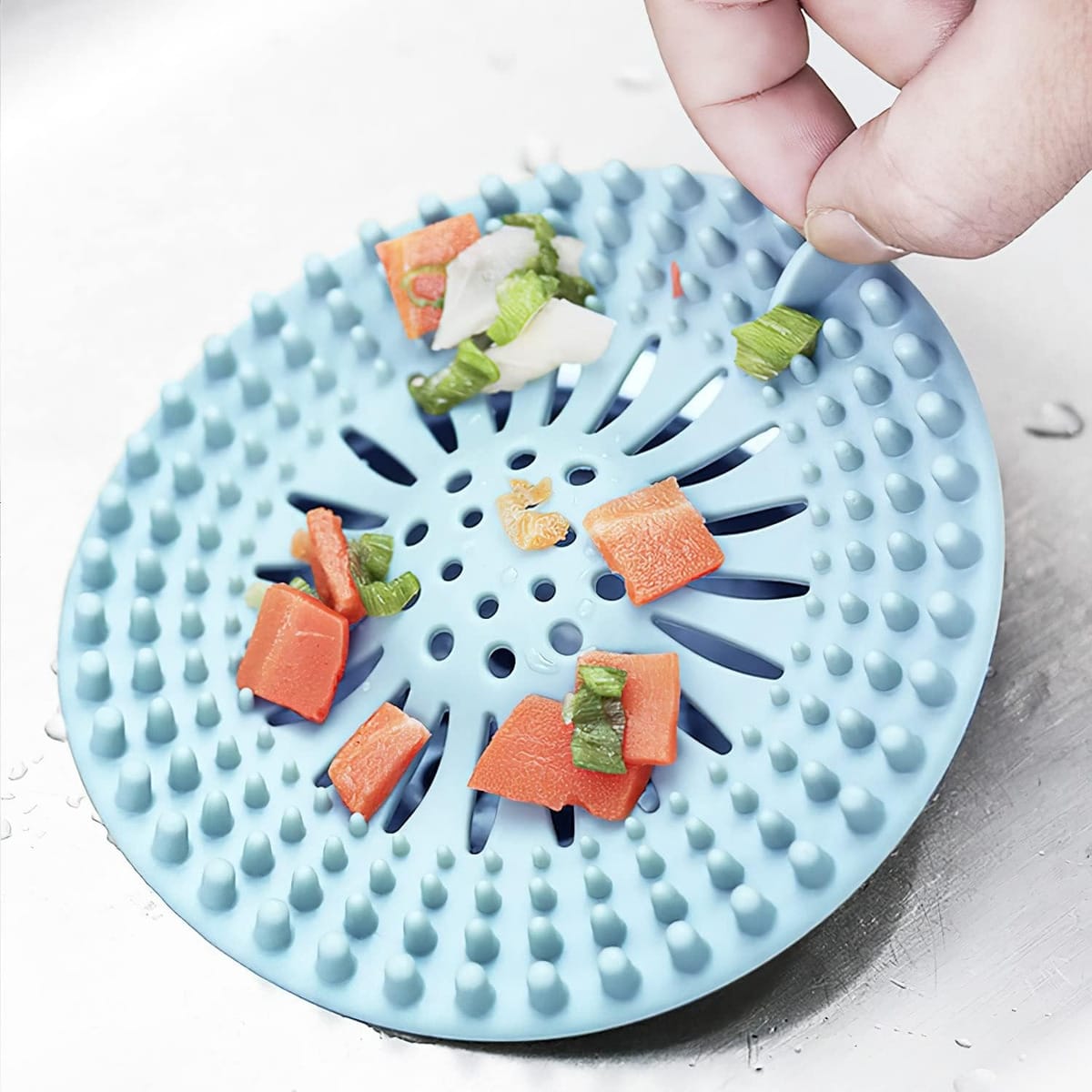 Filtro De Silicona Drenaje De Fregadero O Suelo De Baño 13cm - Imagen 2