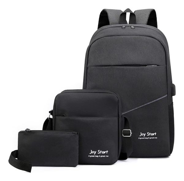 Set De Mochila Para Laptop Con Puerto Usb + Bolso + Sobre - Imagen 9