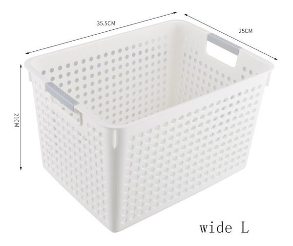 Cesto Caja Canasto Organizador Ancho Grande Baño Cocina - Imagen 9