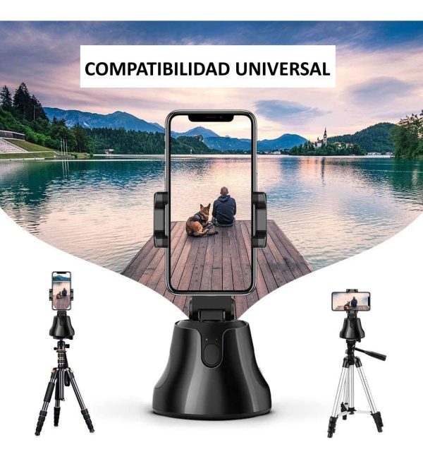 Soporte Celular Robótico Para Celular 360° Selfie Y Video - Imagen 3