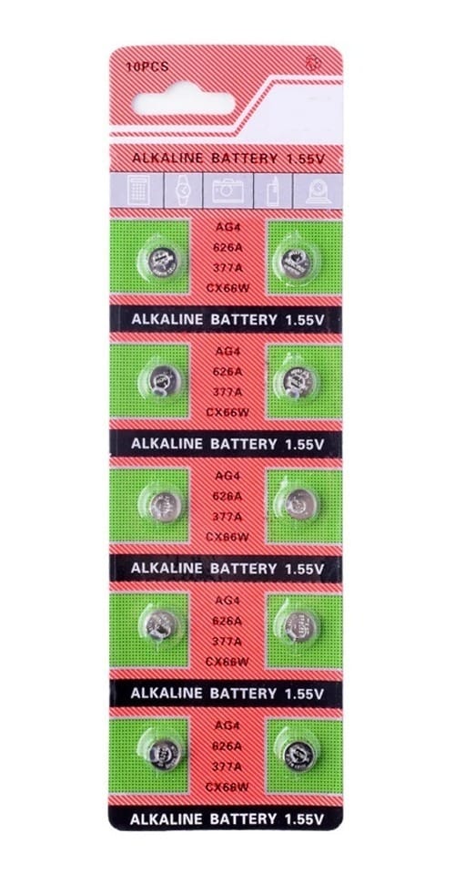 Pilas Boton Ag-4 Pack Alcalina Relojes Auriculares 10 Ud - Imagen 7