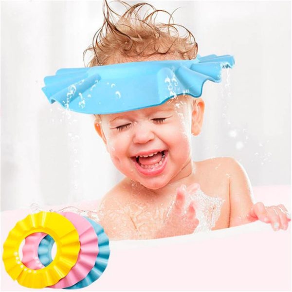 Gorra Capita Visera Protectora Para Bañito Del Bebé Y Niños - Imagen 2