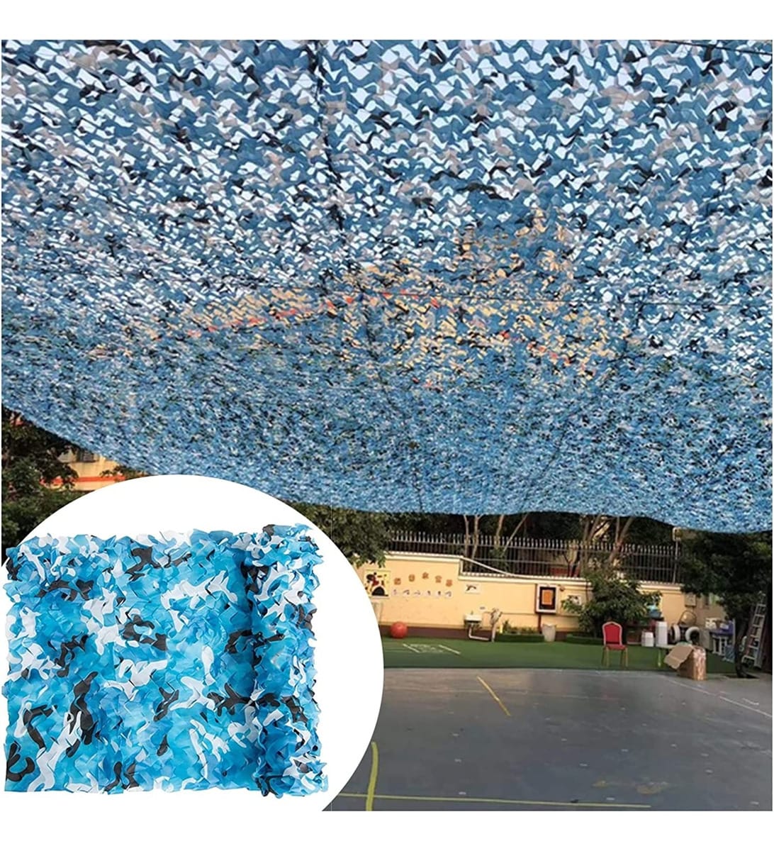 Red Malla Sombra Decoración 3x4m Camuflada Toldo Pergola - Imagen 3