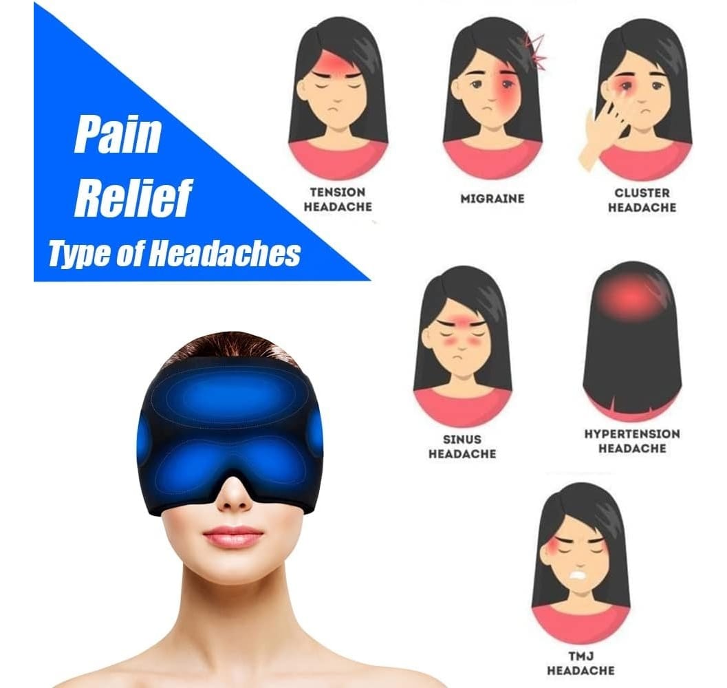 Gorra Para Aliviar El Dolor De Cabeza Migraña Cubre 360° - Imagen 6