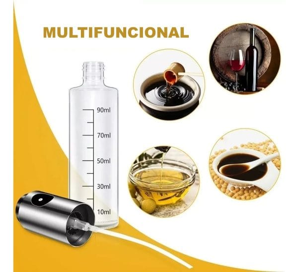 Rociador Spray Aderezos Aceite Oliva Vinagre Pulverizador - Imagen 6