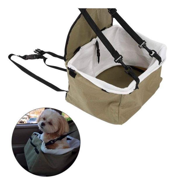 Asiento Para Pequeños Perros Mascotas Auto Silla Cucha Funda