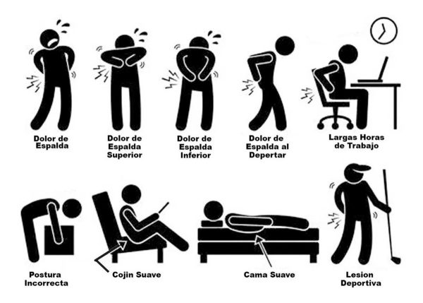 Corrector Postura Faja Lumbar Ortopédica Trabajo Espalda - Imagen 2