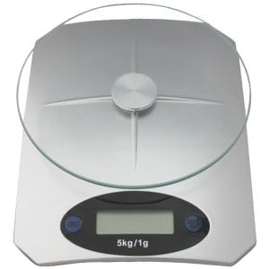 Balanza Digital De Cocina Cristal Templado De 1g Hasta 5kg