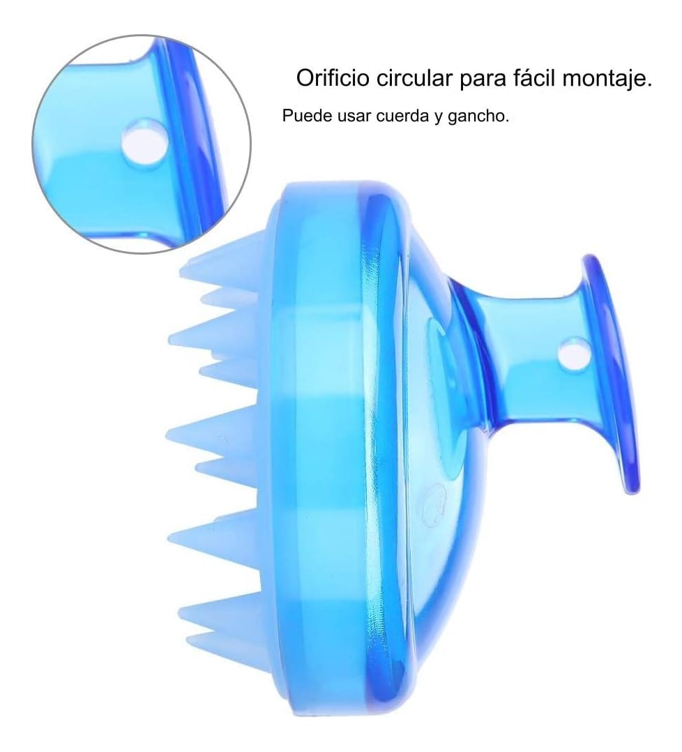 Masajeador De Cuero Cabelludo Cabeza Peine Ducha Relajante - Imagen 4