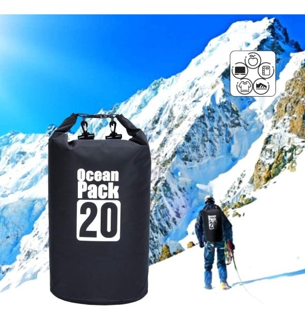 Bolso Impermeable 20l De Capacidad Viajes, Pesca Y Camping - Imagen 3