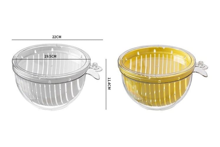 Colador Escurridor De Frutas Y Vegetales Cocina Acrílico - Imagen 8