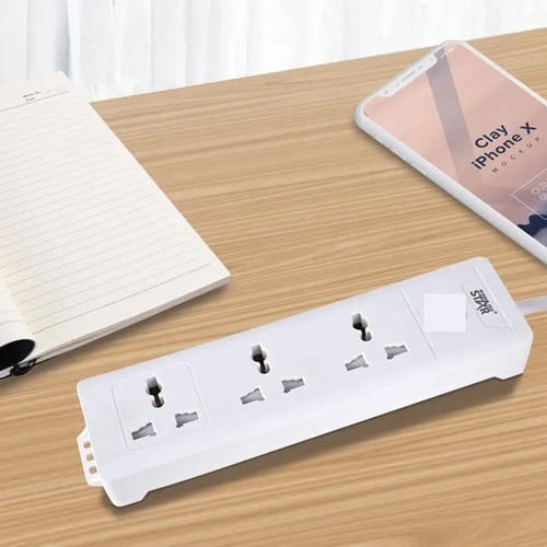 Zapatilla Electrica Universal 3 Tomas Winning Star 3 Metros - Imagen 3