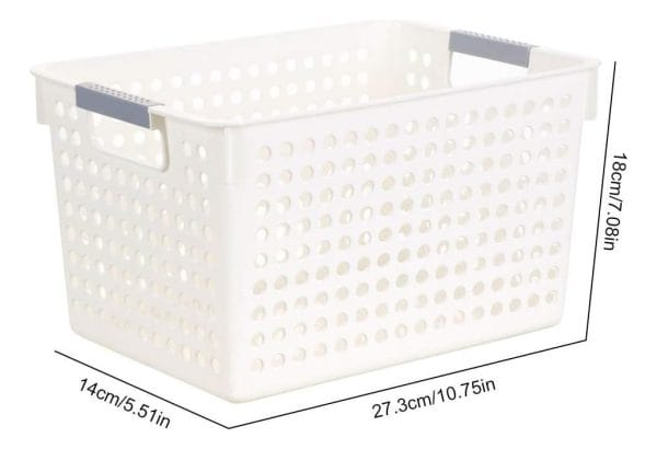 Canasto Organizador Chico Plástico Pequeño 27 X 18 X 14.5 Cm - Imagen 8
